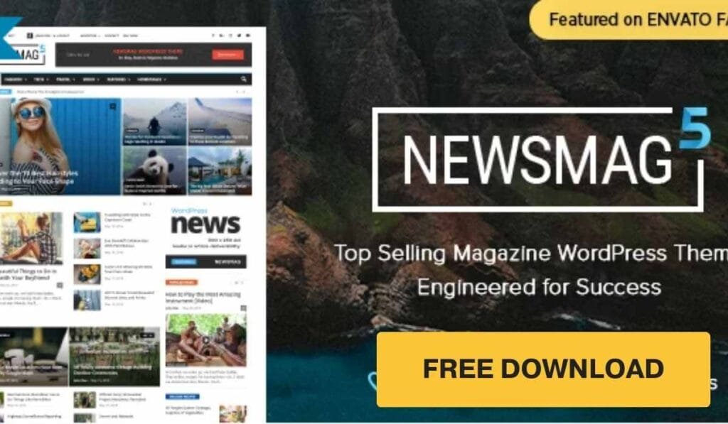 Free Download Newsmag Theme
