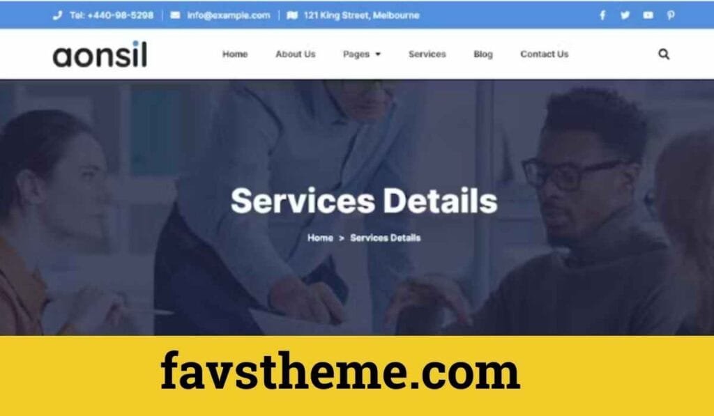 Free Download Aonsil Consultant Template