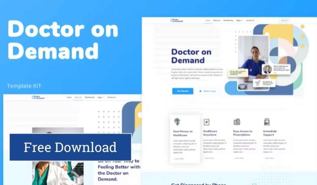 Doctor on Demand template