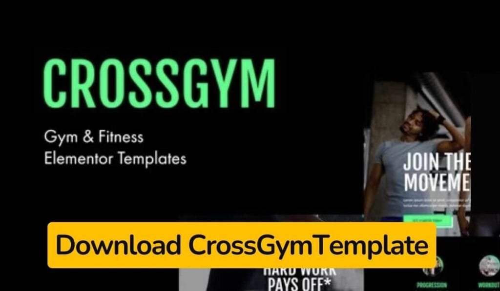 Download CrossGym Template