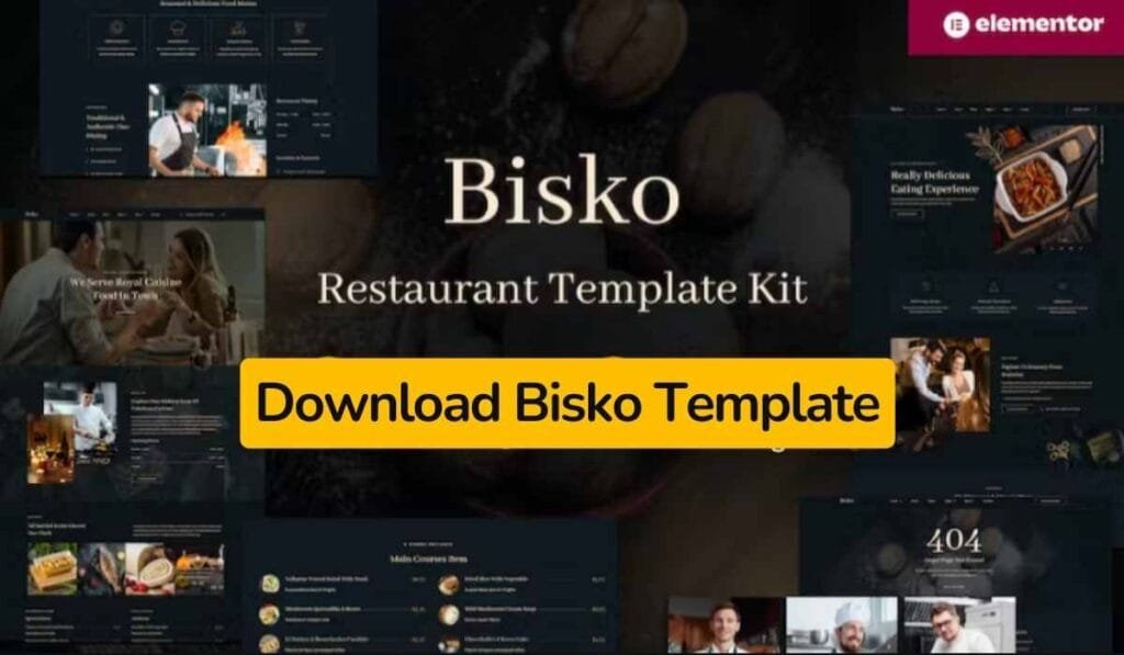Bisko Restaurant & Cafe Elementor Template
