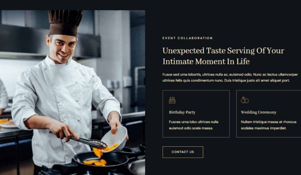 Bisko Restaurant & Cafe Elementor Template