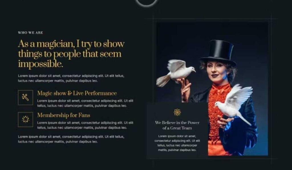Magickom - Magician Elementor Template