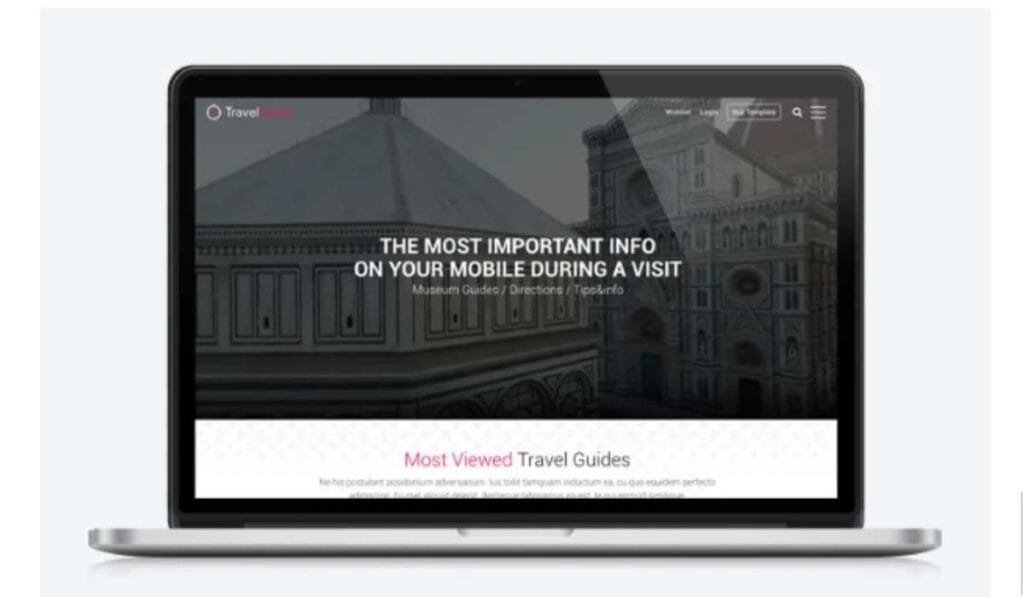 TRAVELGUIDE - Guides and Directions WordPress template
