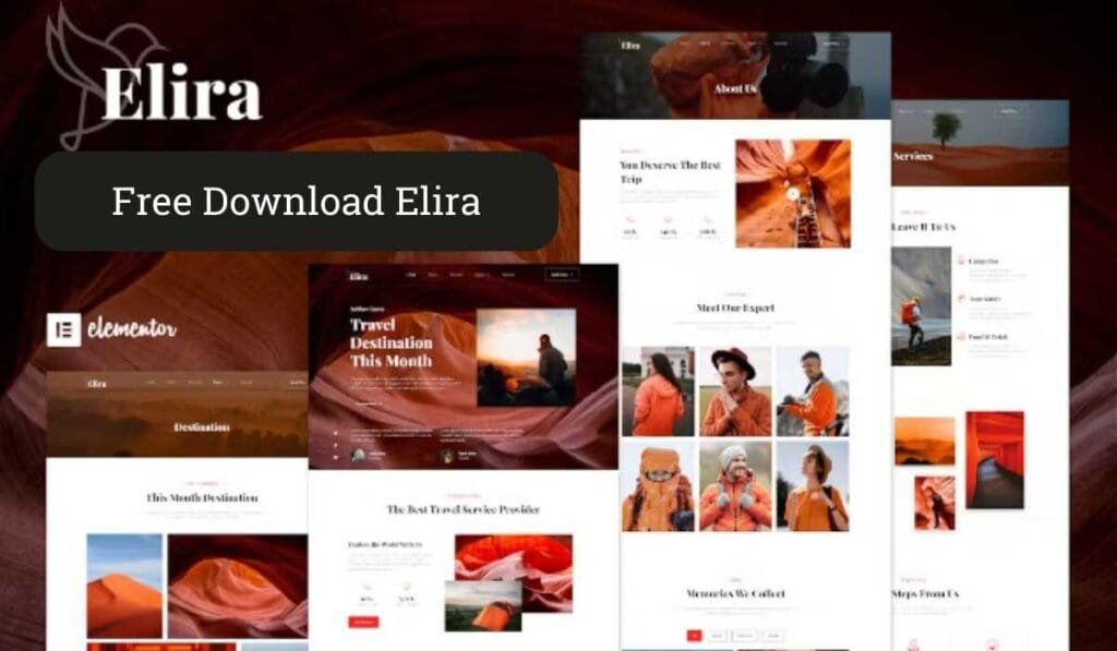 Elira - Adventure Travel & Tourism Elementor Template