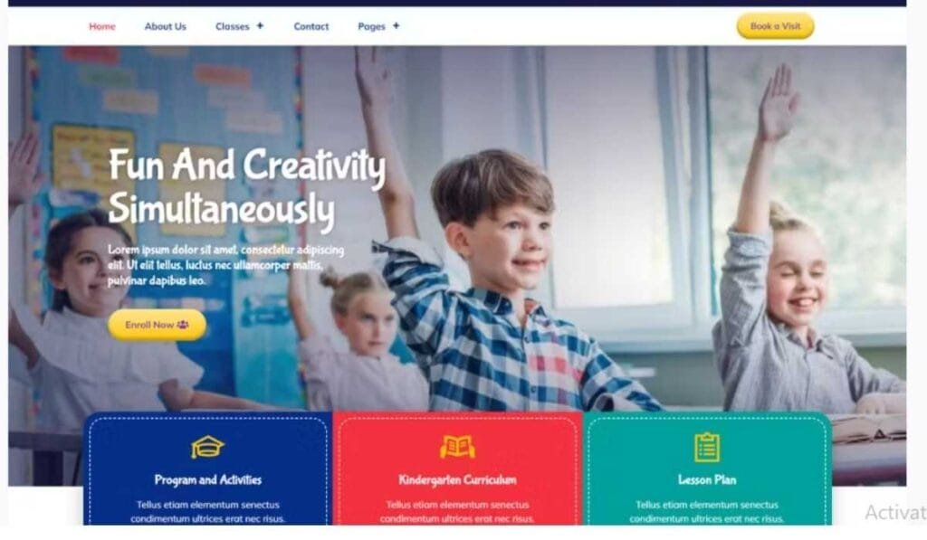 Kids Planet - A Multipurpose Children WP Theme