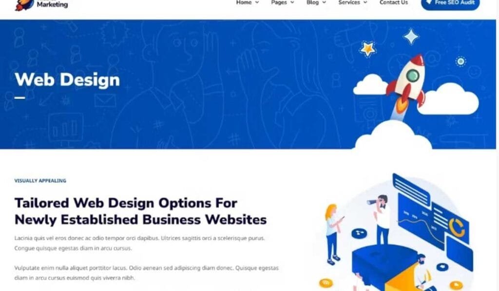 Influence Marketing - SEO & Digital Agency Elementor Template