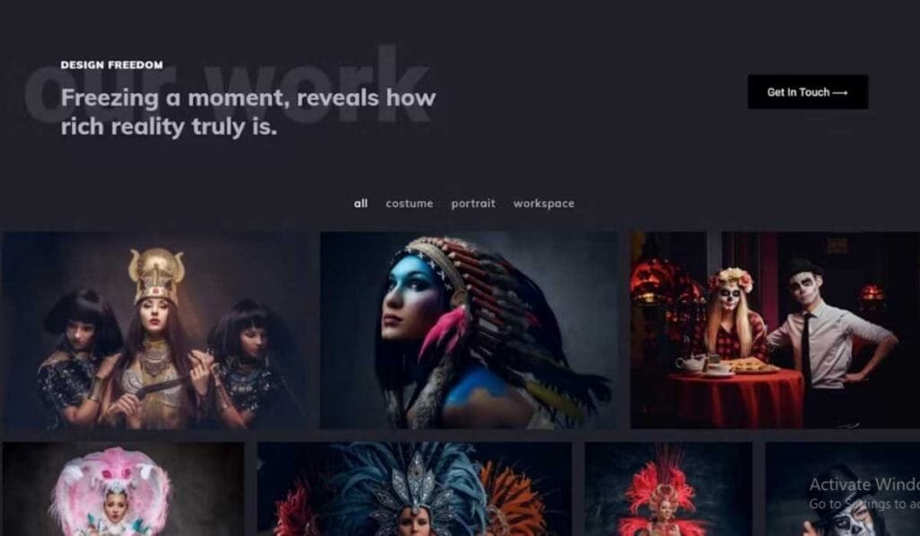 FrontSix - Creative Photography Template