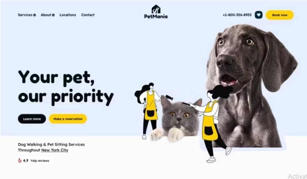 PetMania - Pet Care & Shop - Elementor Pro Theme