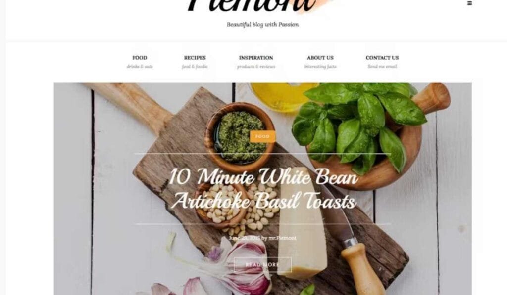 Piemont - Travel & Lifestyle WordPress Blog theme