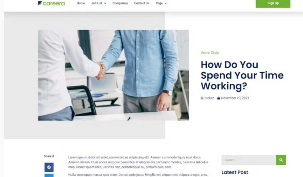 Careera - Recruitment Agency Elementor Template