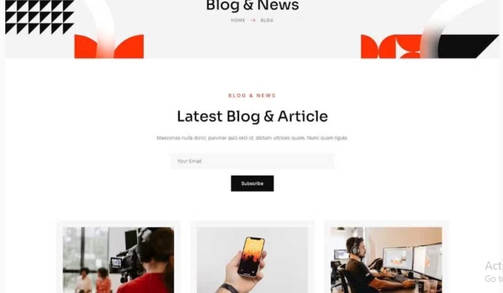 Nabel - Influencer Marketing Agency Elementor Template