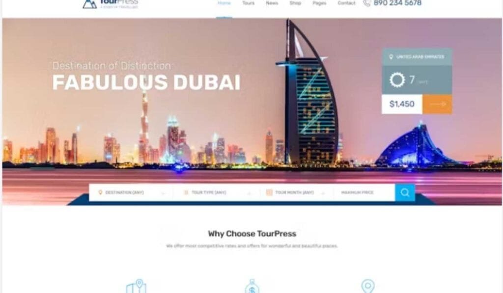 Ora | Travel, Tour Booking WordPress Theme