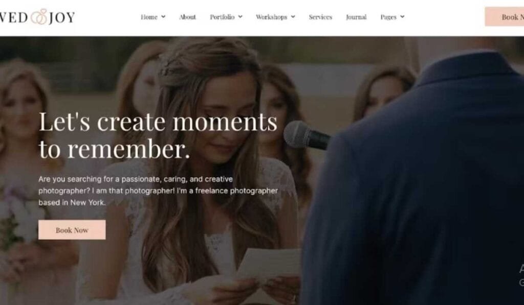 Wedjoy - Wedding Photography Elementor Template