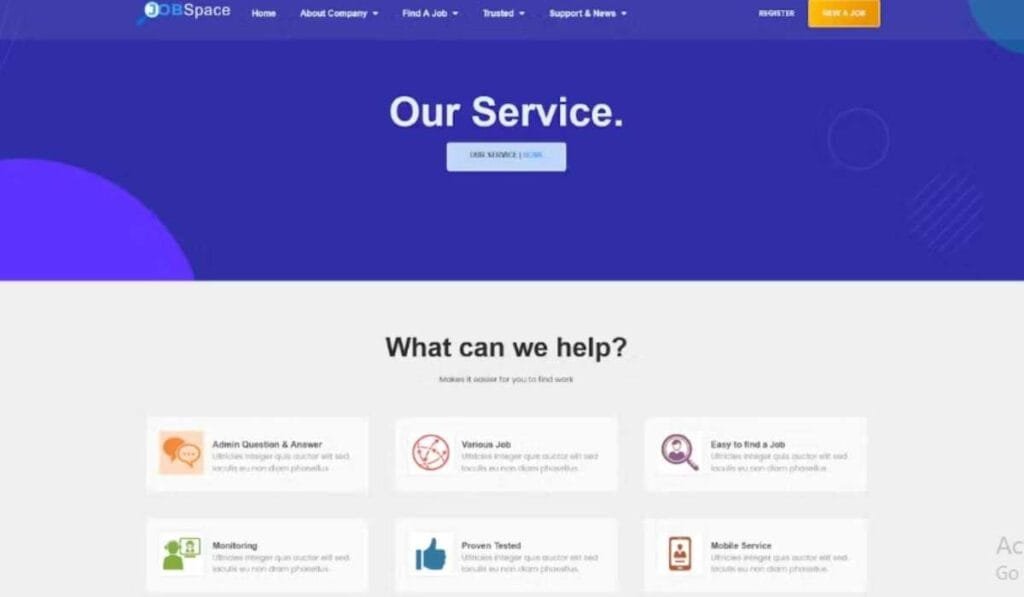 Job Space - Job Board & Recruitment Elementor Template