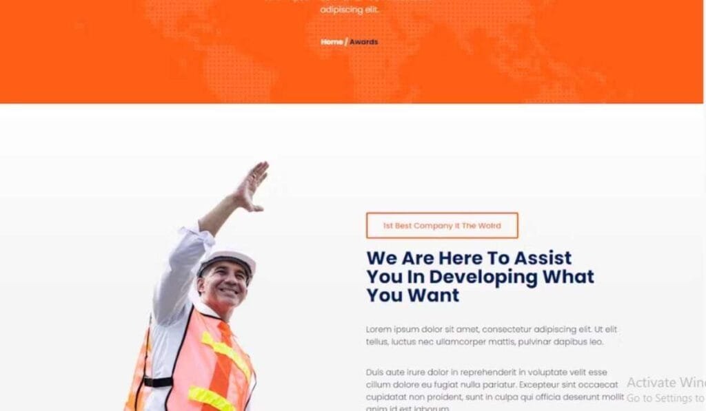 Conpress - Construction Service Elementor Template