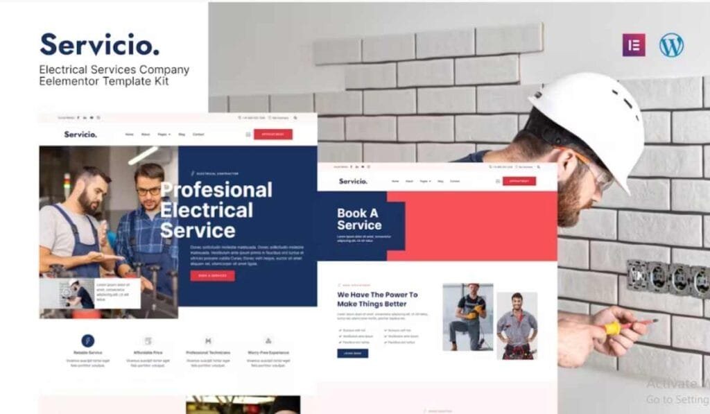 Windfall - Electrician Services WordPress Theme