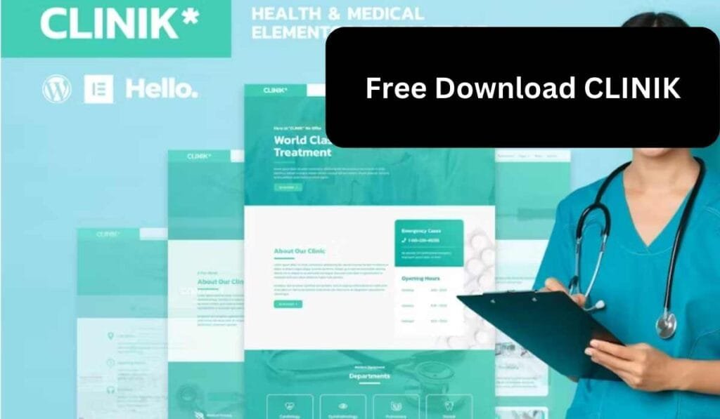 CLINIK - Hospital & Clinical Health Care Elementor Template