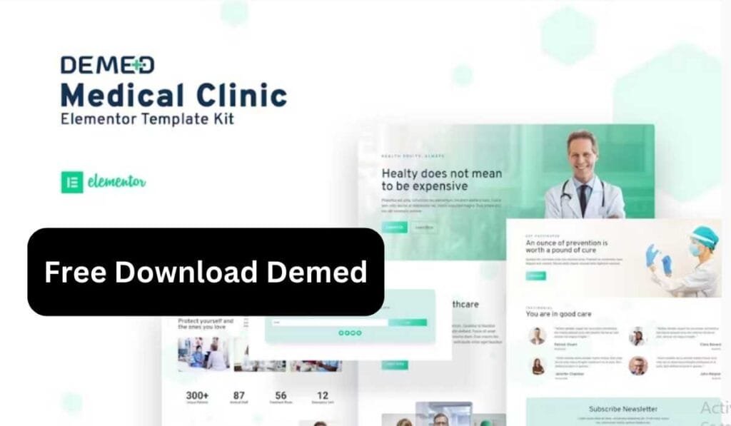 Demed - Medical Clinic Elementor Template