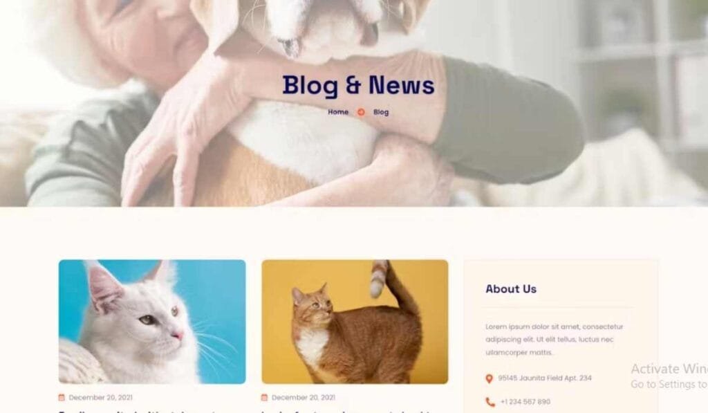 Pawsy - Pet Care & Veterinary Elementor Template