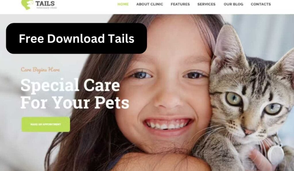 Tails | Veterinary Clinic, Pet Care & Animal WP