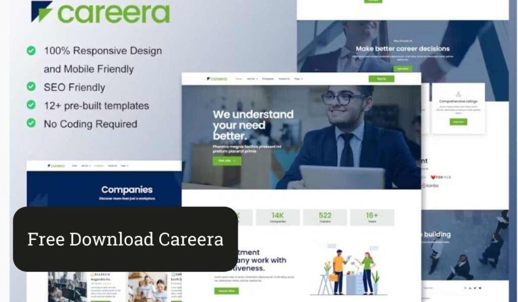 Careera - Recruitment Agency Elementor Template